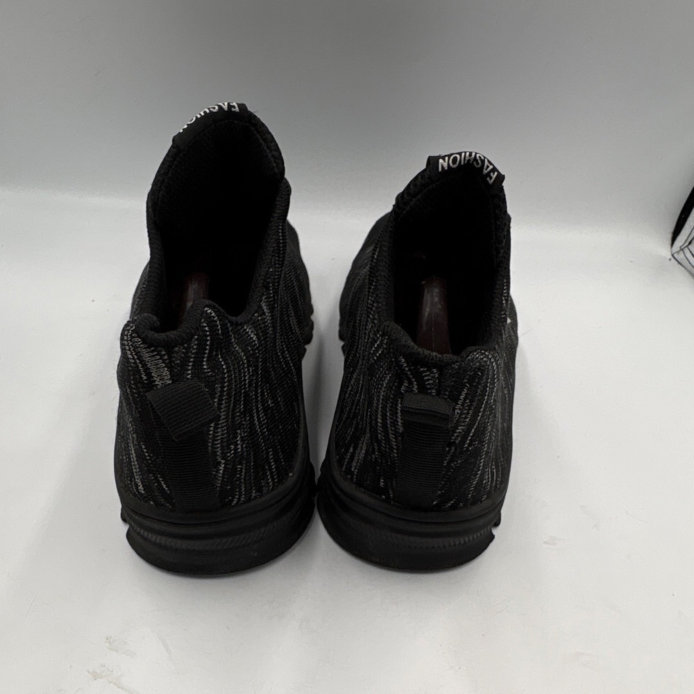 Black Lace-Up Fashion Safety Shoes, EU Size 43, Medium (D/M) Width - Picture 4 of 13